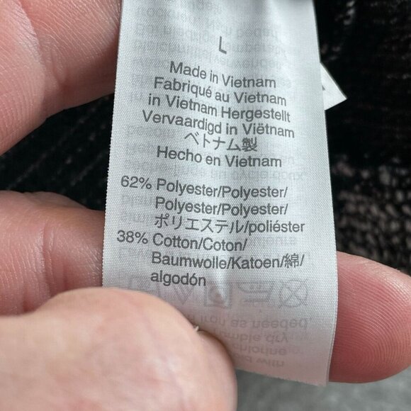 J.Crew Womens Long Sleeve  Cardigan Sweater Large Polyester Cotton Gray 4863 - Picture 3 of 8